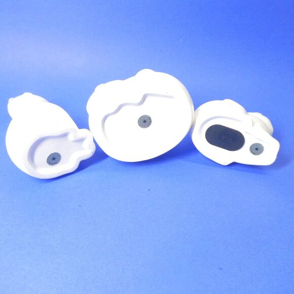 3 White Cat Figurines Bank Vase Takahashi Japan Ceramic Vintage 1980s - Picture 11 of 12